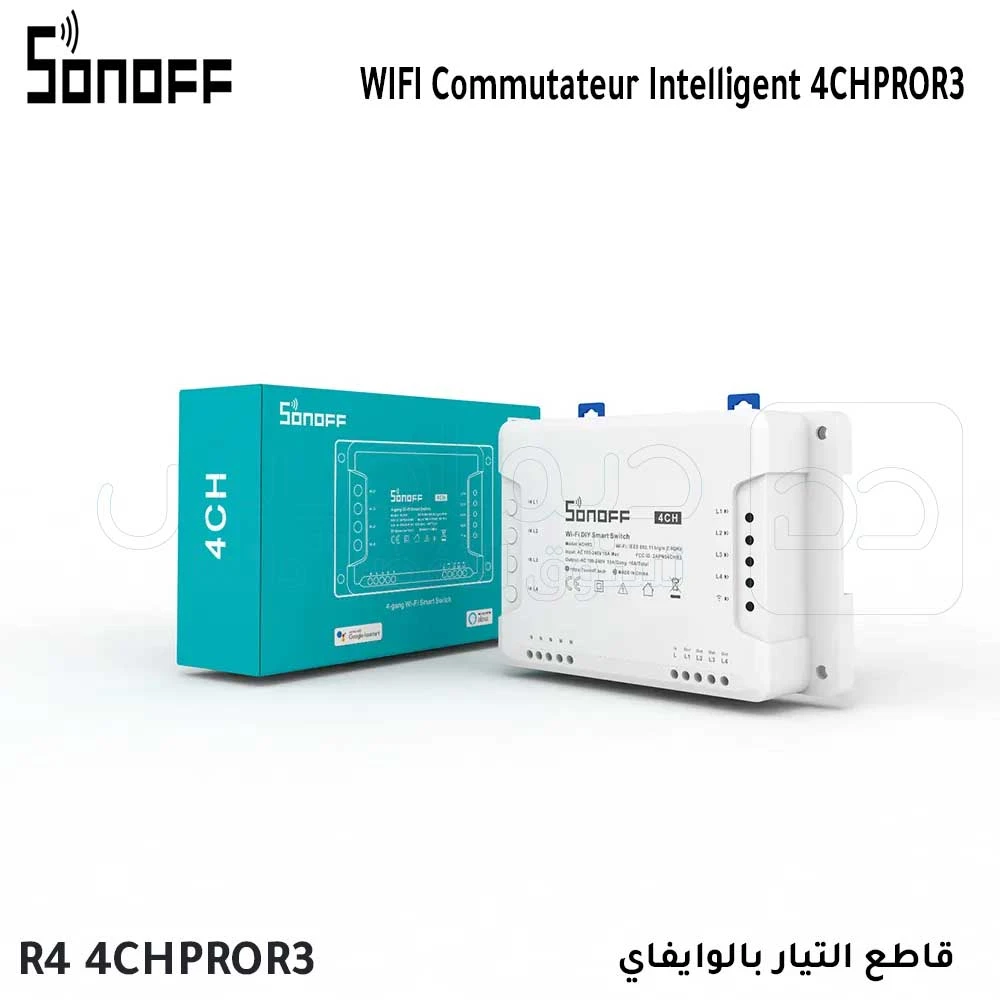 WIFI Commutateur Intelligent 4 port avec contrôle RF SONOFF R4 4CHPROR3